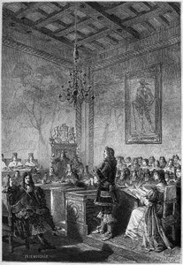 Lord William Russell (1639-1683) pere – metszet Francois Guizot 1877-es „Anglia története a legrégibb időktől” című könyvéből alkotó: French School