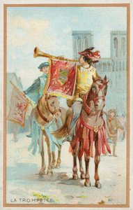 A trombita (chromolitho) alkotó: French School