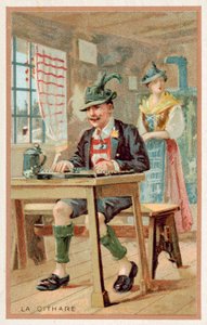 A citera (chromolitho) alkotó: French School