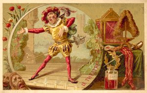 Színház (chromolitho) alkotó: French School