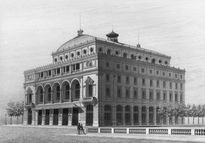 Theatre Lyrique, ma Theater de la Ville, Place du Chatelet, Párizs alkotó: French School