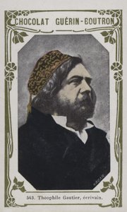 Theophile Gautier, ecrivain (színes fotó) alkotó: French School