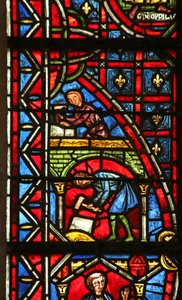 Theophilus templomot épít alkotó: French School