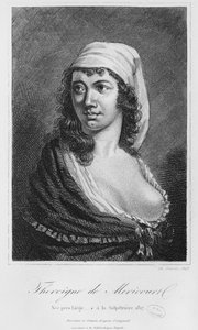 Theroigne de Mericourt, Charles Devrits metszete (XIX. század) 1845 alkotó: French School