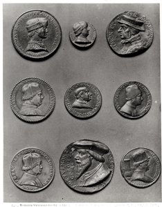 Thomas Bohier, 1513, Pierre Briconnet, Simon Costieres, Robert Briconnet, Guillaume dEstouteville bíboros (kb. 1403-83), Jean Carondelet (1468-1545), Pierre de Sacierges, F. de Tournon bíboros, 1535, alkotó: French School