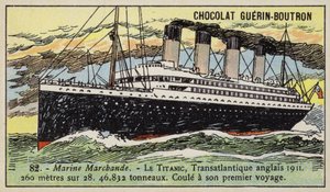 Titanic, brit transzatlanti hajó alkotó: French School
