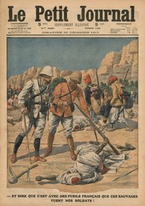 Azt gondolni, hogy azok a vadak francia fegyvereket használnak katonáink meggyilkolására, illusztráció a 