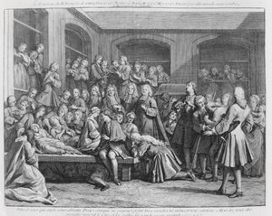 Francois de Paris sírja Saint Medardban alkotó: French School