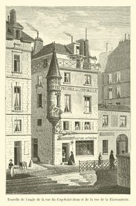 Torony a rue du Coq-Saint-Jean és a rue de la Tixeranderie sarkán alkotó: French School