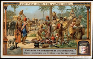 Kereskedelem és iparfejlesztés: Liebig-kromolitográfia alkotó: French School