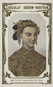Tse-hi, Imperatrice de Chine (színes fotó) alkotó: French School