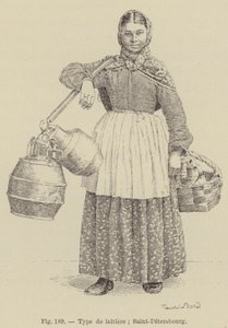 tejtermék típusa; Szentpétervár (metszet) alkotó: French School
