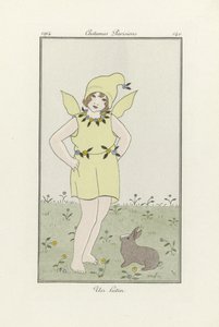 Un Lutin, a Costumes Parisien, kiadó 1914 (színes litográfia) alkotó: French School