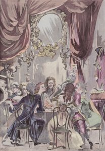 Helytartói vacsora a Palais-Royalban alkotó: French School