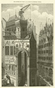 A város bejárata a tizenötödik század végén (metszet) alkotó: French School