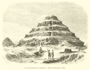 Sakkara egyik piramisa (metszet) alkotó: French School