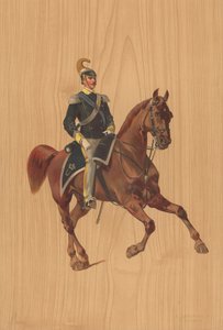 Azonosítatlan katona lóháton alkotó: French School