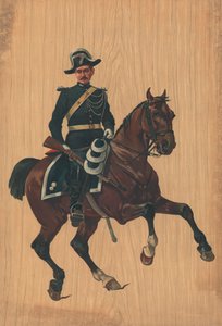 Azonosítatlan katona lóháton alkotó: French School