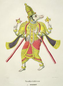 Varaha, metszette de Marlet alkotó: French School