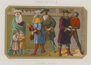 A 16. századi Franciaország különböző divatjai alkotó: French School