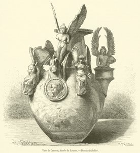 Canosa váza, Louvre Múzeum (metszet) alkotó: French School