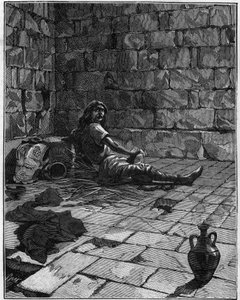 Vercingetorix (Kr. e. 72-46) gall vezető hat évig börtönben maradt. alkotó: French School