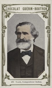 Verdi, olasz zeneszerző (színes fotó) alkotó: French School