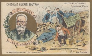 Victor Hugo (1802-1885) francia költő, drámaíró, író és regényíró, a „Les Miserables” regény szerzője (1862) alkotó: French School