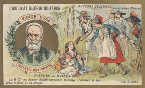 Victor Hugo (1802-1885) francia költő, drámaíró, író és regényíró, a „kilencvenhárom” regény szerzője (1874) alkotó: French School