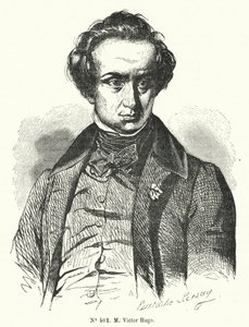 Victor Hugo francia regényíró és drámaíró (metszet) alkotó: French School