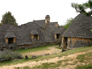 Kilátás a Cabanes de Breuilre alkotó: French School