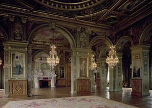 Kilátás a Salle des Arts-ra, 1871 után alkotó: French School