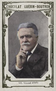 Vincent dIndy (színes fotó) alkotó: French School