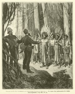 M H Coudreau utazása Guyana indiai területére (metszet) alkotó: French School