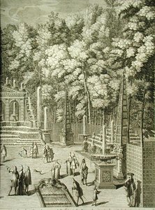 Vízi funkciók Versailles-ban alkotó: French School