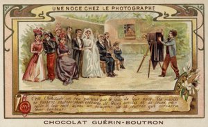 Esküvő a fotósnál (chromolitho) alkotó: French School