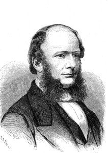 Werner Von SIEMENS (1816-1892), német feltaláló és iparos (elektromos távíró). Metszet 1868 alkotó: French School