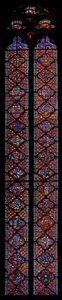 Window w10 Ezékiel könyve alkotó: French School