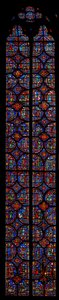 Window w13 Eszter könyve alkotó: French School