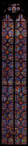Window w13 Eszter könyve alkotó: French School