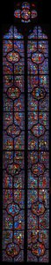 Window w14 Sámuel könyvei és a királyok alkotó: French School