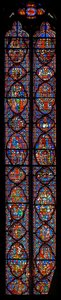 Window w15 a Szenvedély ereklyéinek története alkotó: French School