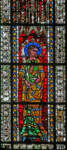 St Soterét ábrázoló w206 ablak alkotó: French School
