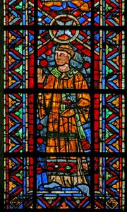 A w207-es ablak egy klerikust ábrázol alkotó: French School