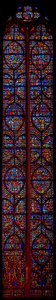 Window w3 a Számok könyve alkotó: French School