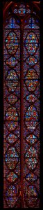 Window w4 Józsué könyve alkotó: French School