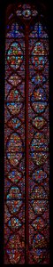 Window w4 Józsué könyve alkotó: French School