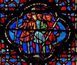 Window w4 Izrael fiai menetelnek alkotó: French School
