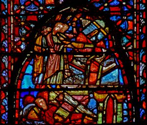 Window w4, Jerikó bukása Josh VI 20 alkotó: French School