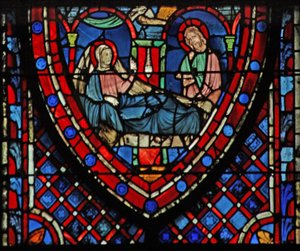 Window w7 a betlehemes alkotó: French School